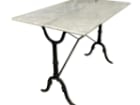 Table bistrot plateau marbre 100490575 - DAW21QKW
