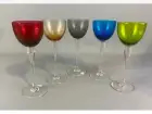 5 grands verres Saint Louis en cristal 