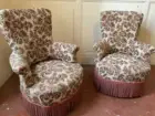 paire de petits fauteuils