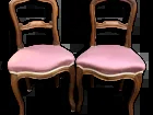 Paire de chaises de chambre 1920