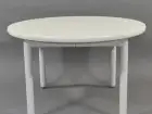 table ronde en bois démontée