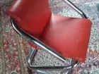 4 chaises en métal empilables et démontables 