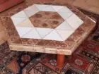 Table basse octogonale en céramique