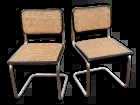 2 chaises Cesca B32- Marcel Breuer