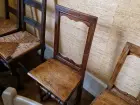 2 fauteuils 2 chaises 1 tapis