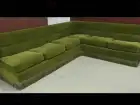 Canapé d’angle en velours 