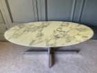 Table pour Roche Bobois, plateau marbre piètement inox 100483759 - DE49R65V