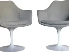 Paire de fauteuils vintage Tulip par Eero Saarinen pour Knoll International, 1957