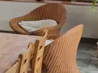 5 fauteuil lotus rotin