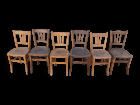 Set 6 chaises bistrot dépareillées