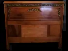Ancienne tête de lit en bois Sculpté
