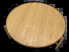 Table basse ronde 90 cm en bois