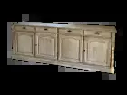 Vintage wood buffet / storage cabinet