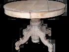 Table en bois ovale avec allonges