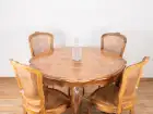 Table & 5 chaises