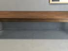 Table de ferme "dark brown", pieds fuseaux 300 x 90 cm 100486729